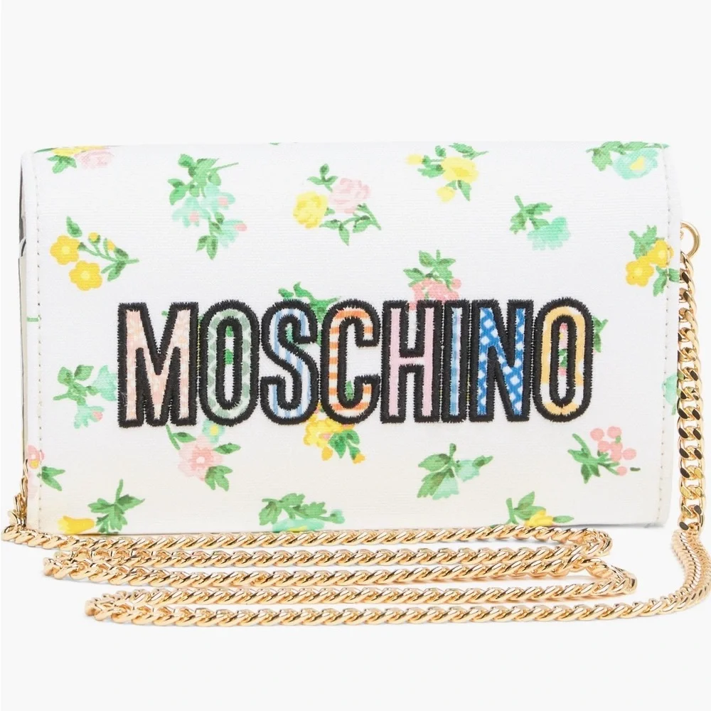 ❌Sold ❌NWT-MOSCHINO Couture Jeremy Scott Teddy Bear Wallet on chain. - Picture 4 of 13